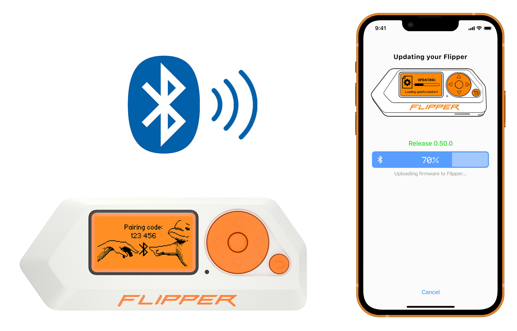 Bluetooth mobile app showcase